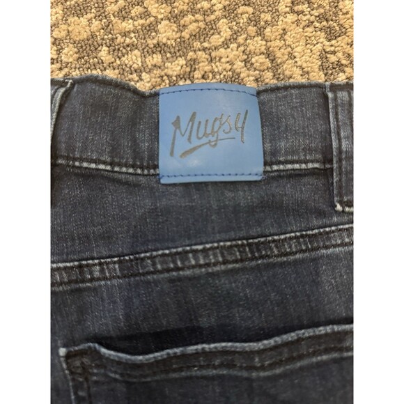 Mugsy Studio Blues Flex Stretch Jeans Mens 34x30 Dark Wash Slim Fit  Denim - Picture 2 of 12